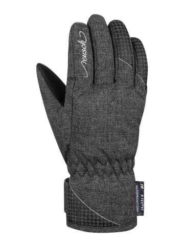 Reusch Rękawiczki narciarskie "Sarah R-TEX® XT Junior" w kolorze czarno-szarym