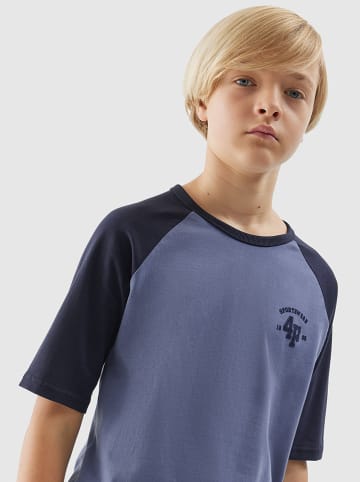 4F Shirt blauwgrijs