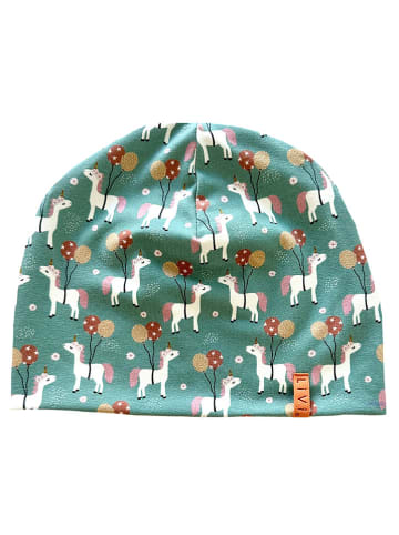 LiVi Beanie "Einhorn green" in Grün