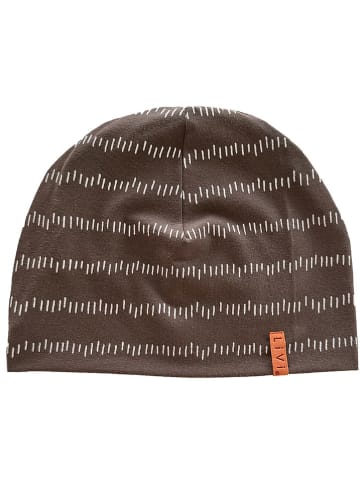 LiVi Beanie "Stripes brown" in Braun