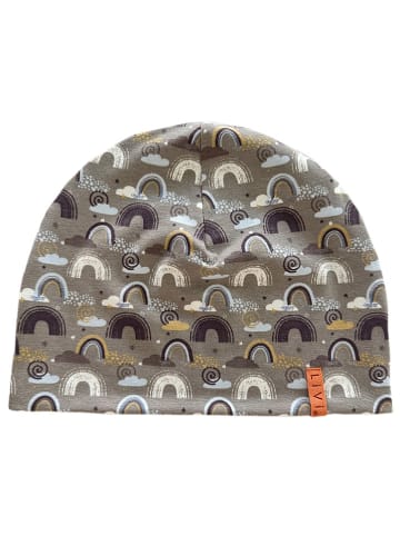 LiVi Beanie "Rainbow beige" in Beige