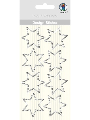 URSUS Design-Sticker "Sterne" in Silber