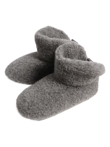 Kaiser Naturfellprodukte Pantoffels met lamsvacht "Kim" grijs