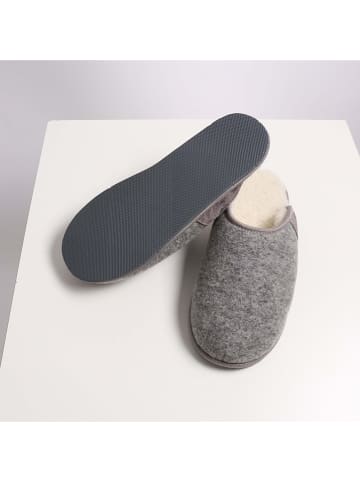 Kaiser Naturfellprodukte H&L Slippers "Cosy" grijs