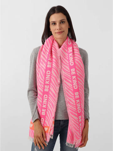 Zwillingsherz Schal "Kaya" in Pink - (L)182 x (76) cm