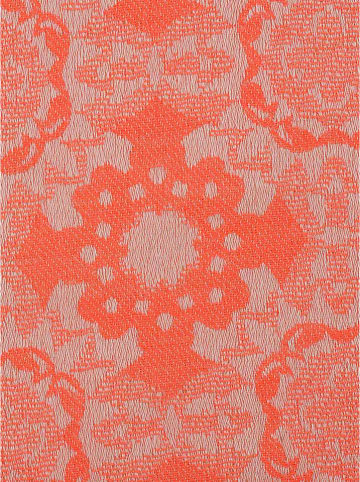 Zwillingsherz Vierkante sjaal "Benja" oranje - (L)110 x (B)110 cm