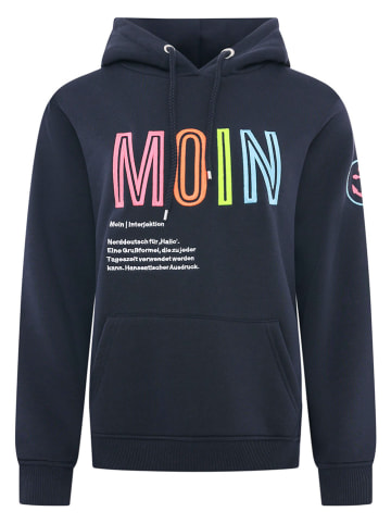 Zwillingsherz Hoodie "Lucina" in Dunkelblau