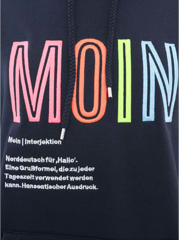 Zwillingsherz Hoodie "Lucina" in Dunkelblau