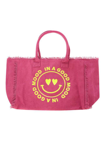 Zwillingsherz Shopper bag w kolorze różowym - 62 x 46 x 36 cm