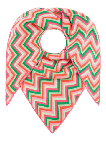 Zwillingsherz Driehoekige sjaal "Nessi" meerkleurig - (L)200 x (B)100 cm