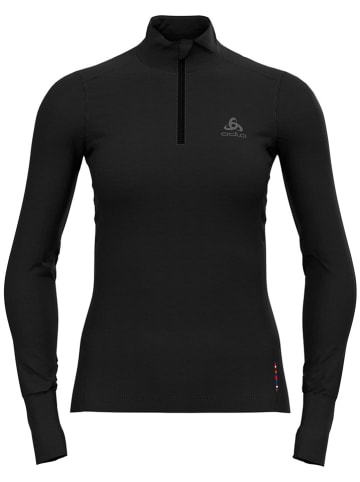 Odlo Woll-Funktionsunterhemd "Merino 2" in Schwarz