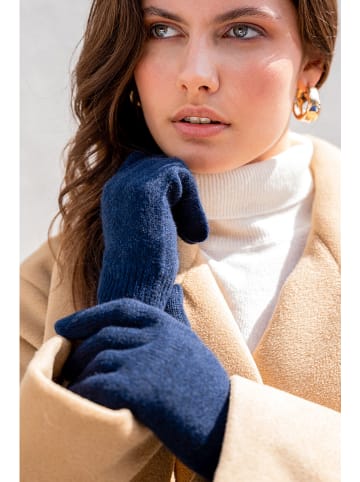 INKA BRAND Kaschmir-Handschuhe in Dunkelblau