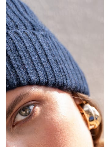 INKA BRAND Kasjmieren muts donkerblauw