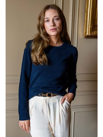 Maison Héritage Cashmere Kasjmieren trui donkerblauw