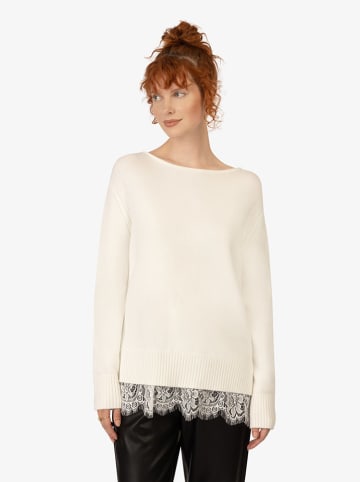 APART Sweter w kolorze kremowym