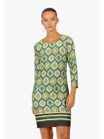 APART Sukienka w kolorze zielonym ze wzorem