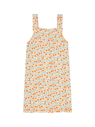 Claesens Kleid in Beige/ Grün/ Orange