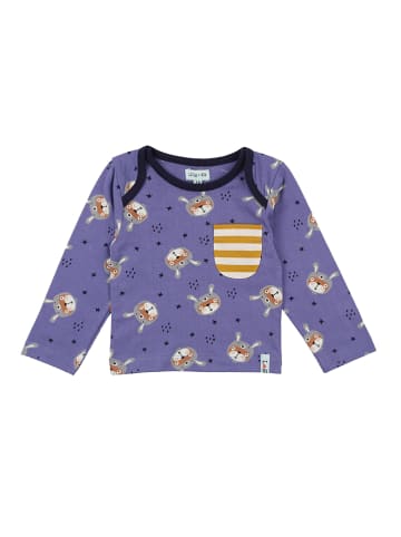 Lilly and Sid 2-delige outfit blauw/beige