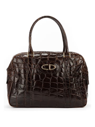 Dior Leren handtas bruin