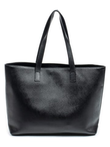 PRADA Leren schoudertas zwart - (B)38 x (H)31 x (D)14 cm