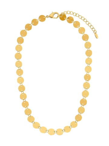 Heidemann Vergold. Halskette "Suri" mit Schmuckelemente - (L)34 cm