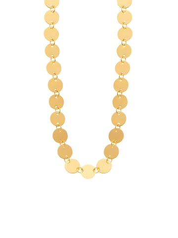 Heidemann Vergold. Halskette "Suri" mit Schmuckelemente - (L)34 cm