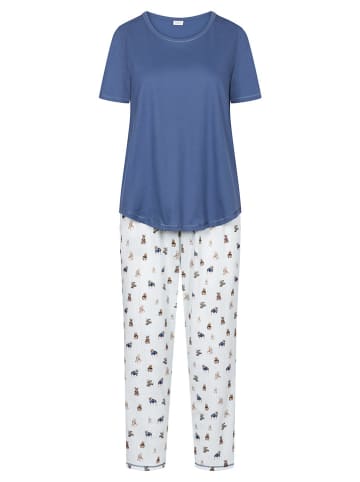 Rösch Pyjama meerkleurig/donkerblauw