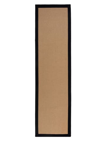 Flair Rugs Chodnik w kolorze beżowo-czarnym z juty
