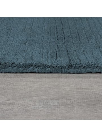 Flair Rugs Woll-Teppich in Petrol