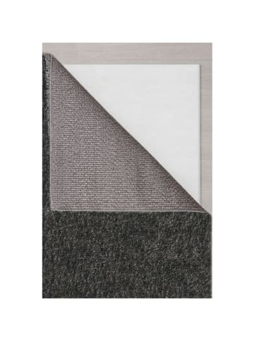 Flair Rugs Hoogpolige loper antraciet