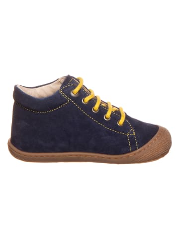 Naturino Leren loopleerschoenen "Coco" donkerblauw/geel
