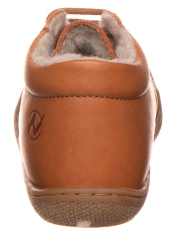 Naturino Leder-Lauflernschuhe in Hellbraun