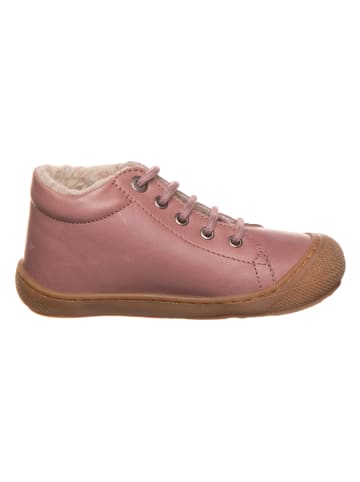 Naturino Leder-Boots in Rosa