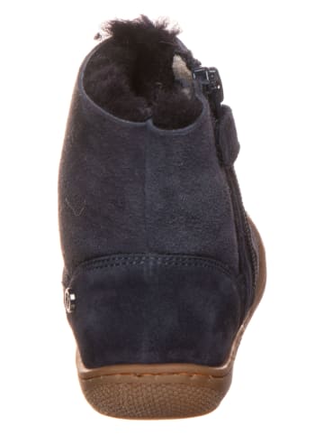 Naturino Leren boots donkerblauw
