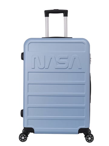 Nasa Hardcase-trolley "Vanguard" lichtblauw - (B)46 x (H)79 x (D)29 cm