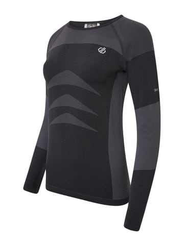 Dare 2b Functionele longsleeve "In The Zone II" zwart/grijs
