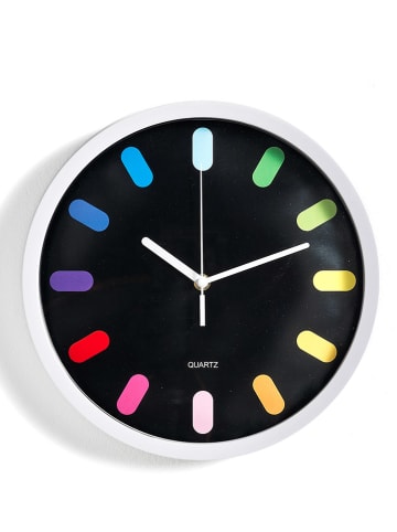 Tomasucci Zegar ścienny "Rainbow" w kolorze czarnym-  Ø30 cm