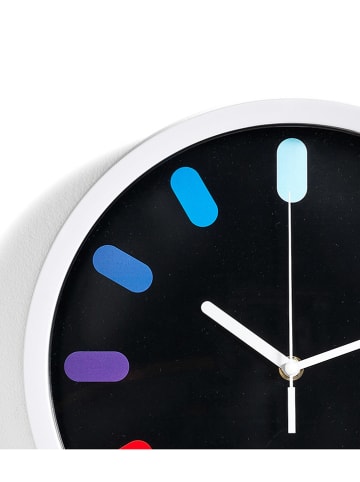 Tomasucci Zegar ścienny "Rainbow" w kolorze czarnym-  Ø30 cm