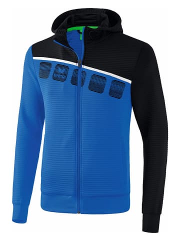 erima Trainingsjacke "5-C" in Blau/ Schwarz