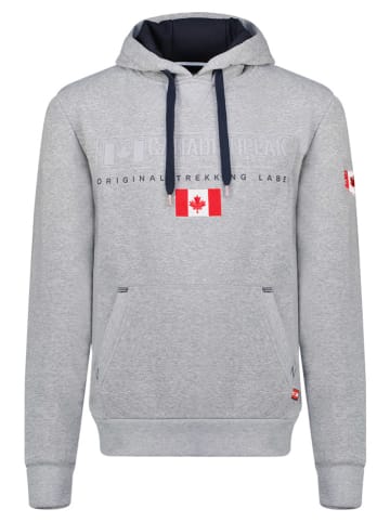 Canadian Peak Hoodie "Gasikeak" in Hellgrau