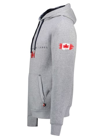Canadian Peak Hoodie "Gasikeak" in Hellgrau