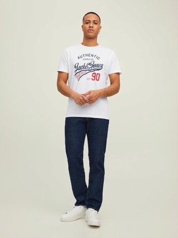 Jack & Jones Koszulki (3 szt.) w kolorze biało-czarno-granatowym