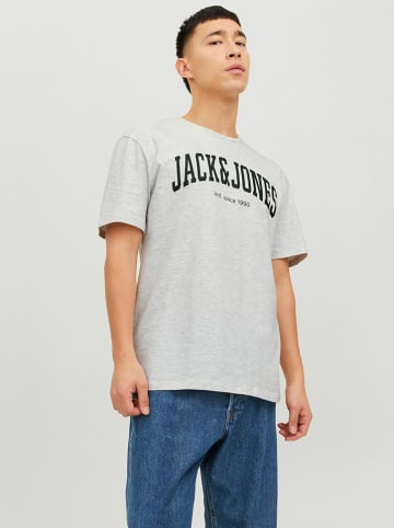 Jack & Jones Koszulka w kolorze szarym