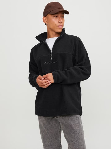 Jack & Jones Fleecepullover in Schwarz