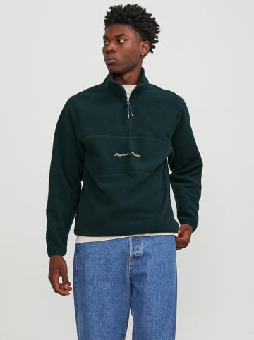 Jack & Jones Fleecepullover in Dunkelgrün