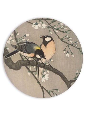 Orangewallz Druk artystyczny "Old Master Yellowbird" - Ø 50 cm