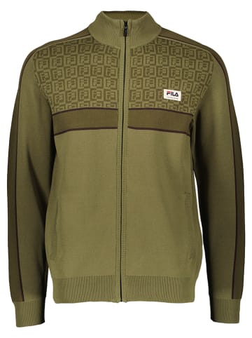 Fila Sweatjacke in Khaki