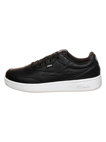 Fila Leder-Sneakers in Schwarz