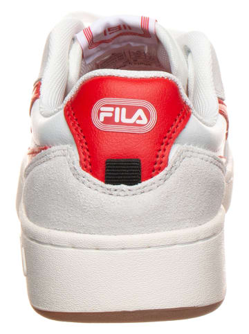 Fila Leren sneakers wit/rood