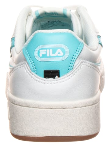 Fila Leder-Sneakers in Weiß/ Mint